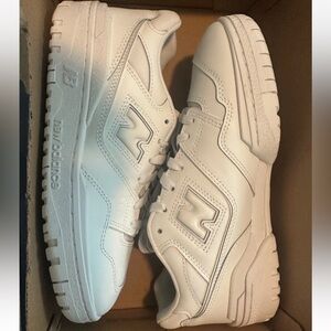 New Balance White Athletic Shoes